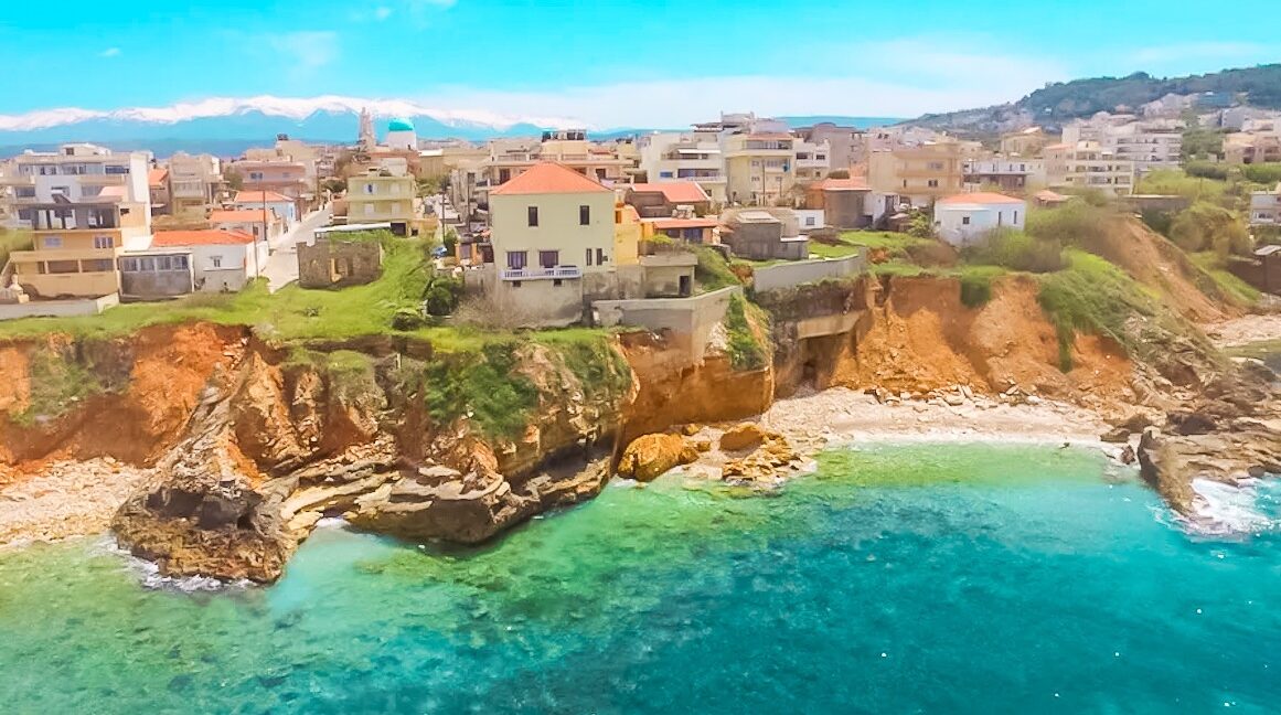 Seafront Building at Chania, Beachfront Property in Crete Greece