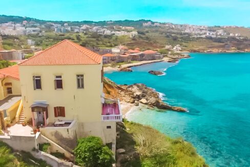 Seafront Building at Chania, Beachfront Property in Crete Greece