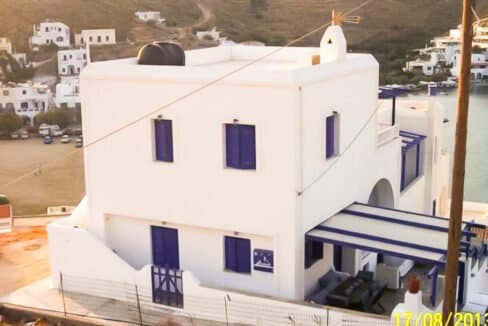 Seafront House Cyclades Greece, Beachfront Property Kythnos Island 6