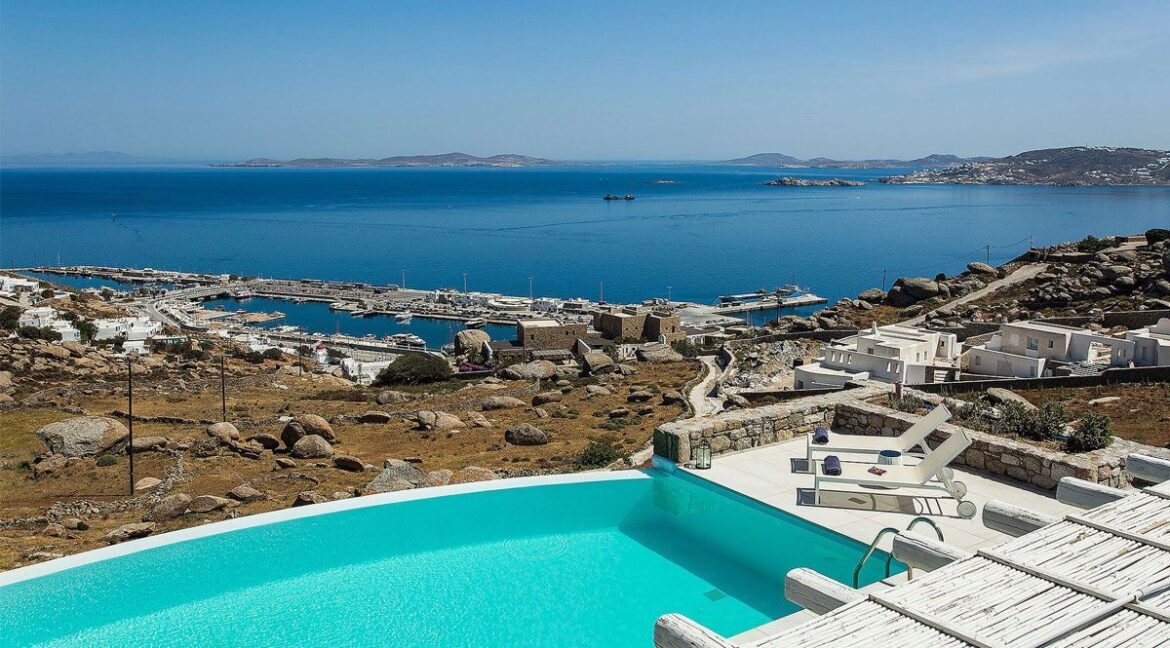 Panoramic View Villa In Mykonos Tourlos area, Mykonos Luxury Estates