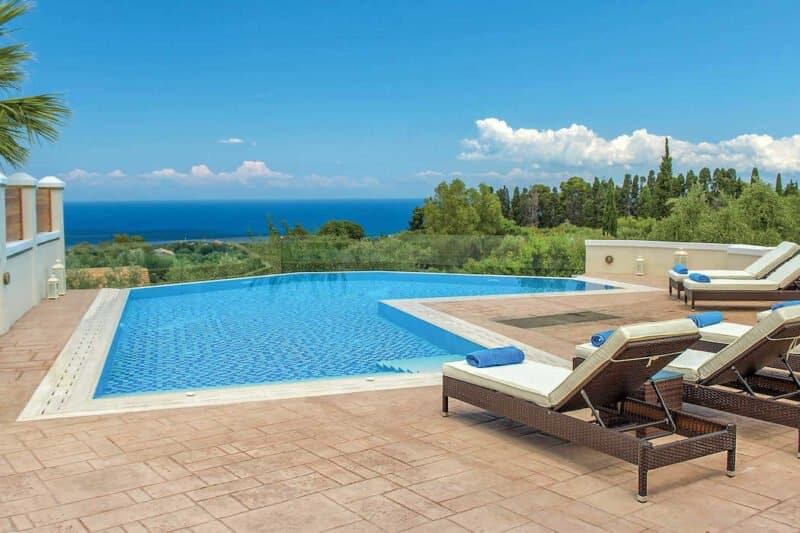 Villa Zante Greece, Zakynthos Properties with Sea View