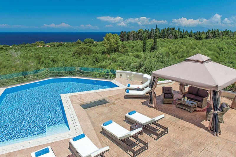 Villa Zante Greece, Zakynthos Properties with Sea View