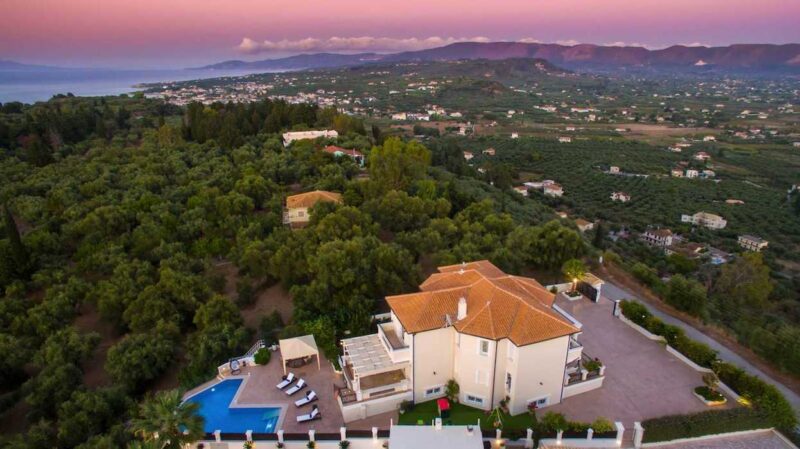 Villa Zante Greece, Zakynthos Properties with Sea View