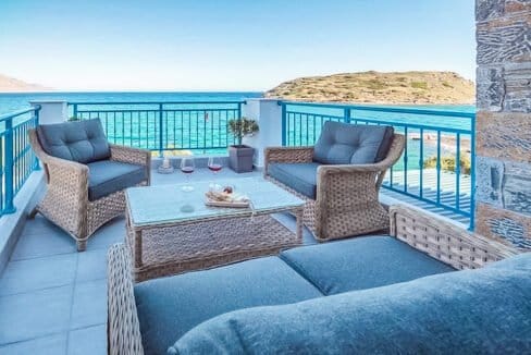 Waterfront Villa with sea view in Crete, Real Estate in Crete, Seafront house in Crete for Sale