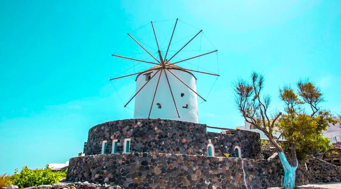 Windmill for sale in Santorini Greece 29