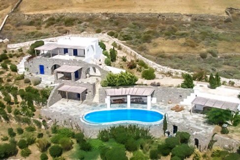 Panoramic View Villa in Paros Cyclades, Paros Greece Properties._