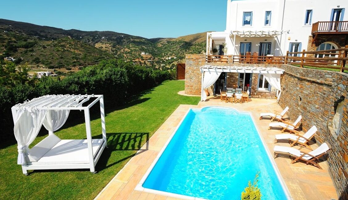 Villa for sale Andros Island Cyclades Greece, Properties in Greek Islands 1