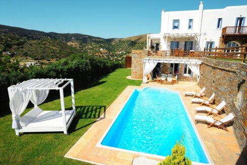 Villa for sale Andros Island Cyclades Greece, Properties in Greek Islands 1