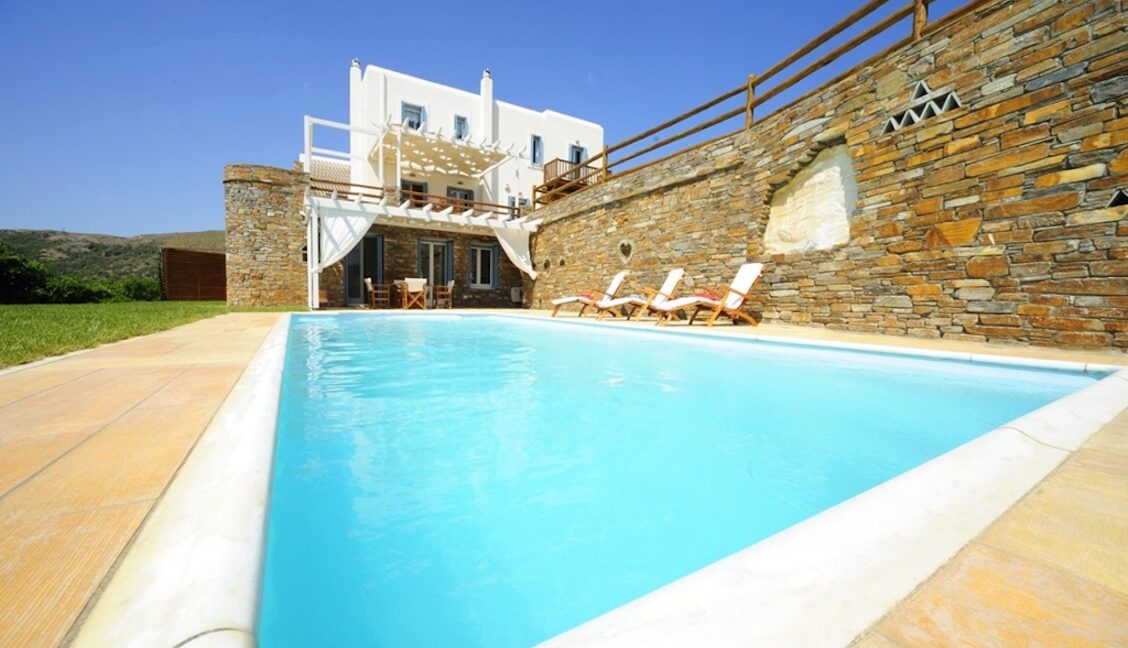 Villa for sale Andros Island Cyclades Greece, Properties in Greek Islands 2