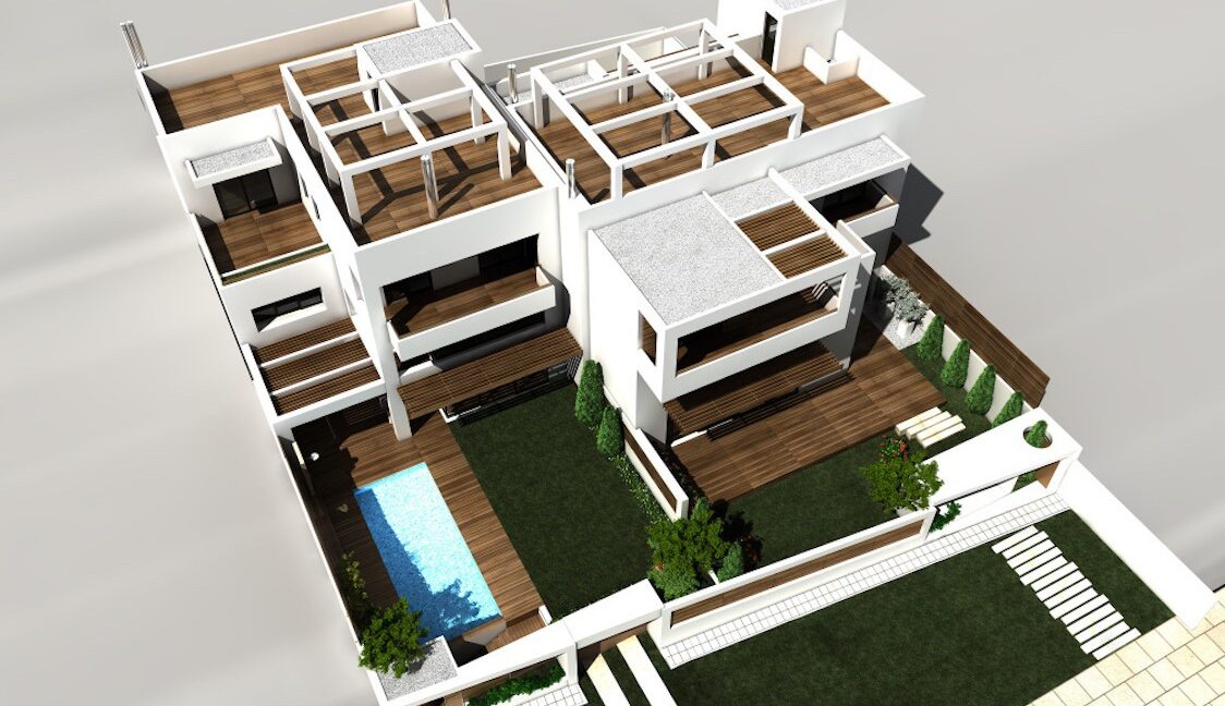 Modern maisonette with pool and garden, Alimos, South Athens 12