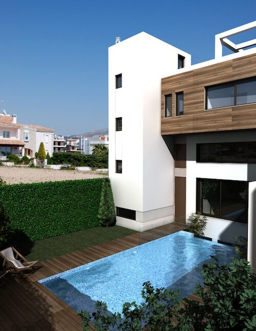 Modern maisonette with pool and garden, Alimos, South Athens 13