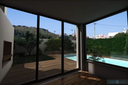 Modern maisonette with pool and garden, Alimos, South Athens 7