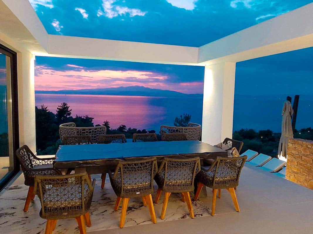 Property with Sea View in Thassos Greece. Minimal Villa for Sale in Thassos Island Greece