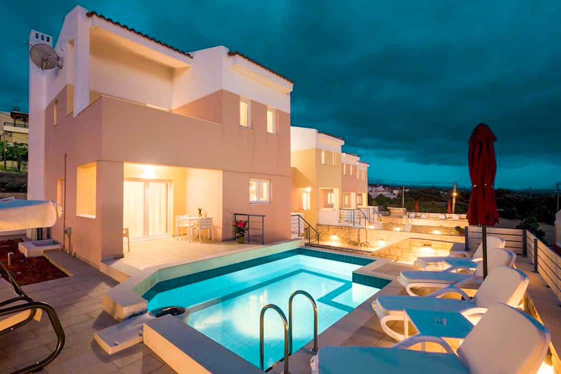 5 Sea View Houses Rethymno Crete for Sale