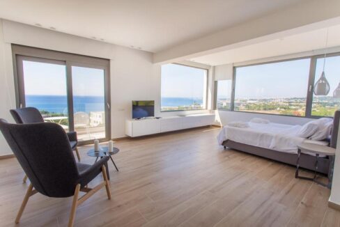 Sea View Minimal Villa in Rhodes Island. Luxury Properties Rhodes Greece 7