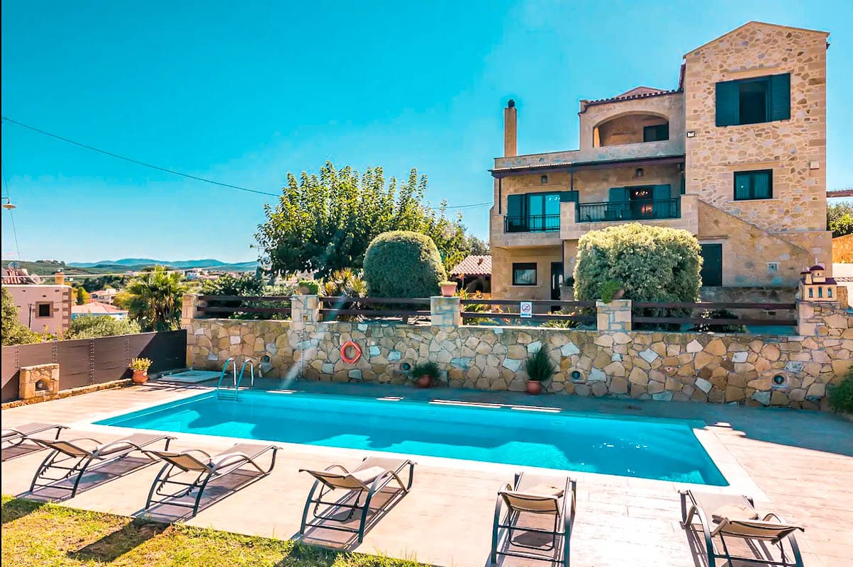 Sea View Villa Platanias Chania Crete Greek Exclusive Properties