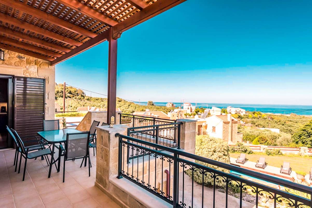 Sea View Villa Platanias Chania Crete Greek Exclusive Properties