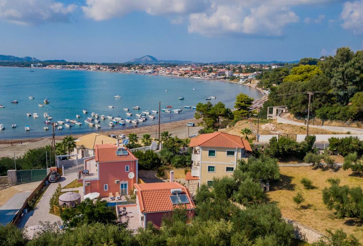 Seafront Villas in Zakynthos, Complex of 2 villas for sale