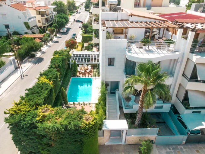 Villa with garden in Glyfada Athens, Homes in Glyfada South Athens, Buy House in Glyfada