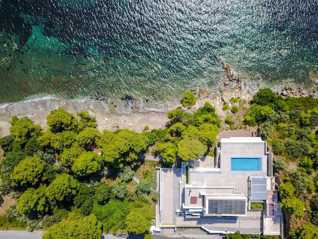 Luxury Seafront Property in Skiathos Greece. Hyperlux Seafront Villa in Greece