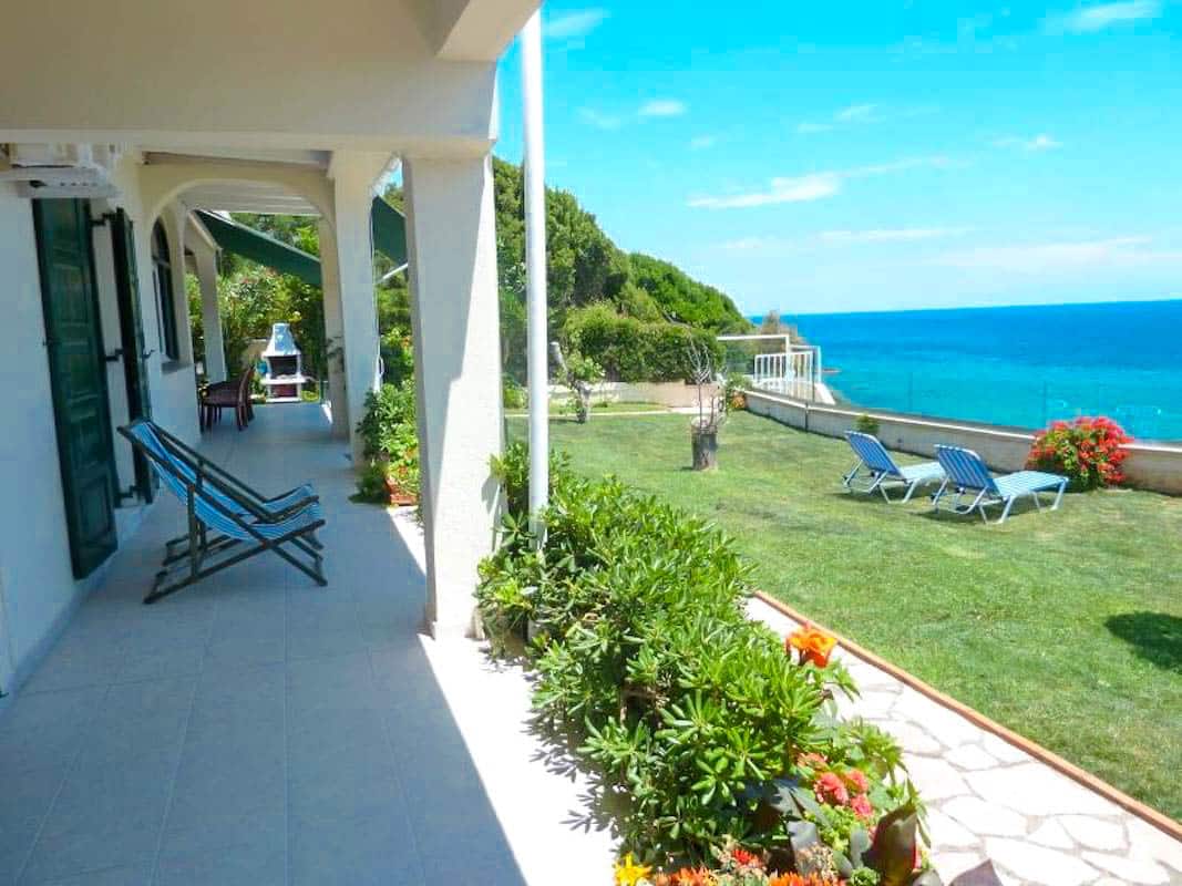 Seafront House in Corfu for sale, Halikounas South Corfu