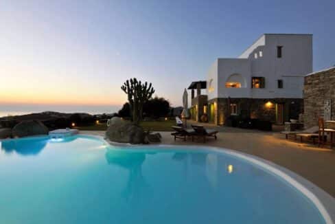 Villa in Paros with panoramic views. Luxury Estates in Paros Greece 1