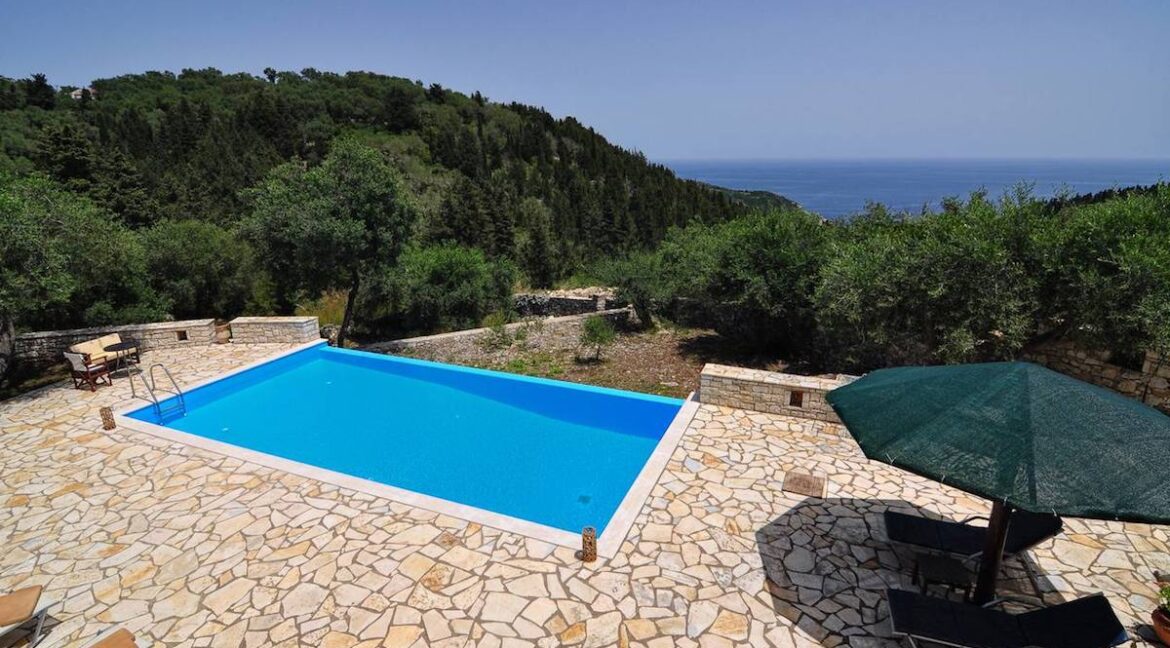 Villa with Sea View and Pool in Paxos Island near Corfu Greece. Properties in Paxos Greece 31