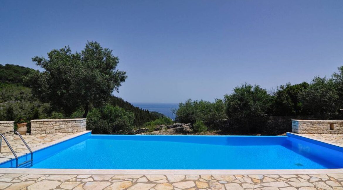 Villa with Sea View and Pool in Paxos Island near Corfu Greece. Properties in Paxos Greece 34