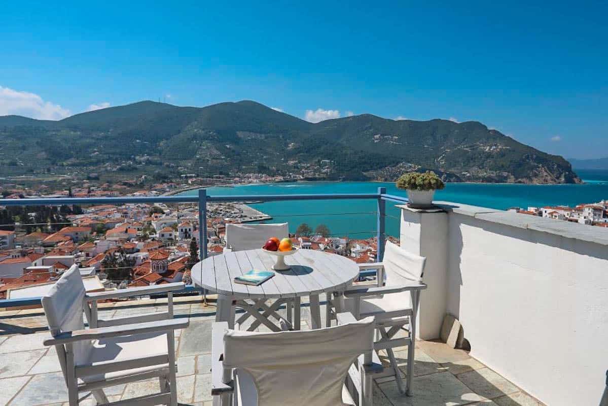 Sea View House in Greek Island Skopelos. Houses in Greek Islands