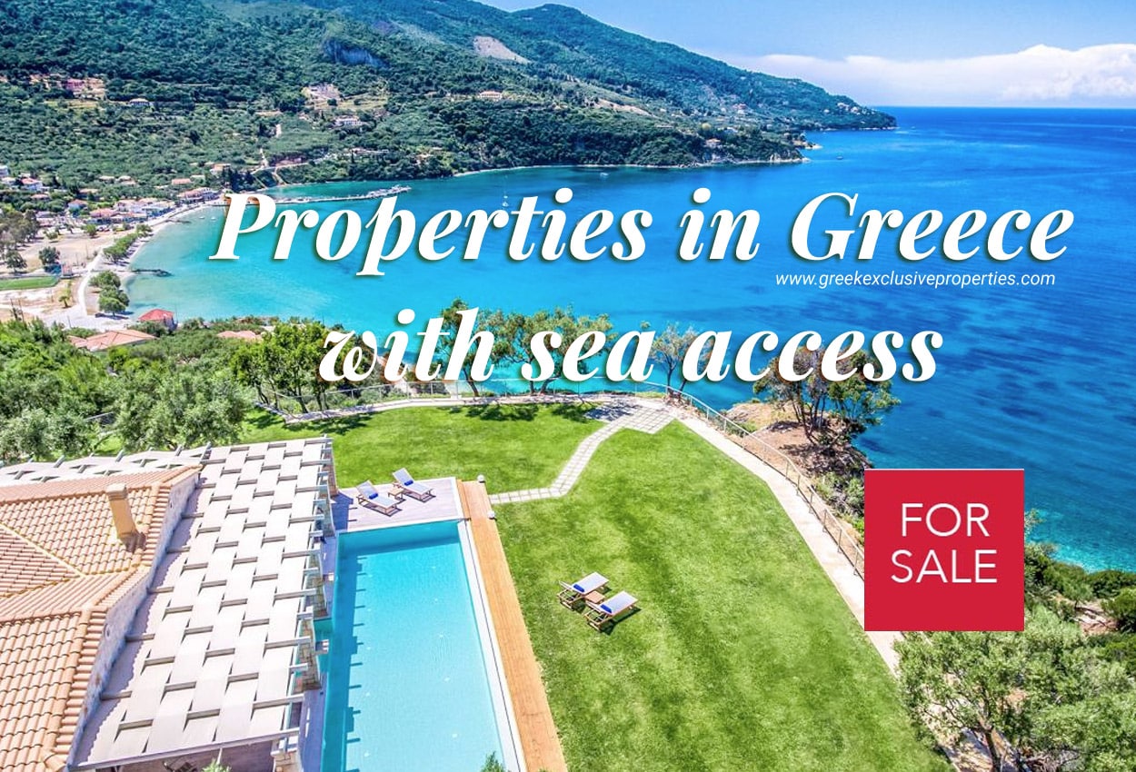 Villas with Direct Sea Access For Sale in Greece