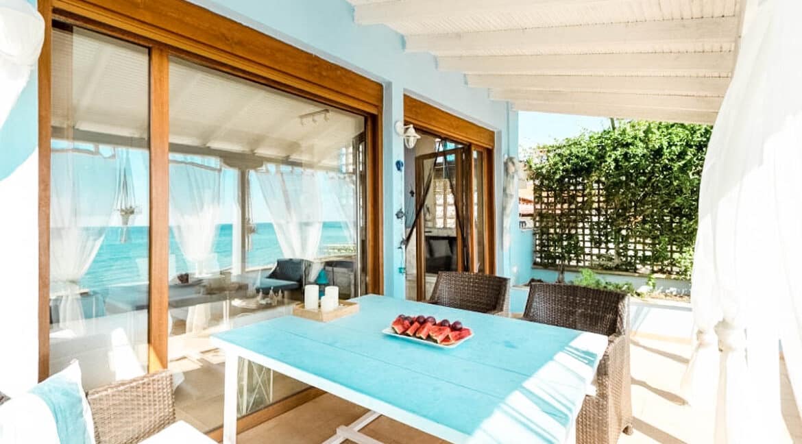 Beachfront House Kassandra Halkidiki Greece for sale. Seafront Houses in Halkidiki for sale 1