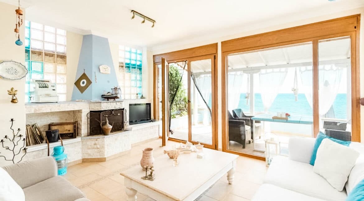 Beachfront House Kassandra Halkidiki Greece for sale. Seafront Houses in Halkidiki for sale 26
