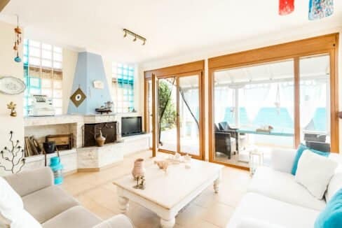 Beachfront House Kassandra Halkidiki Greece for sale. Seafront Houses in Halkidiki for sale 26