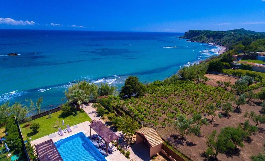 Beachfront Villa for Sale Corfu Greece, Corfu Seafront Properties for sale 30