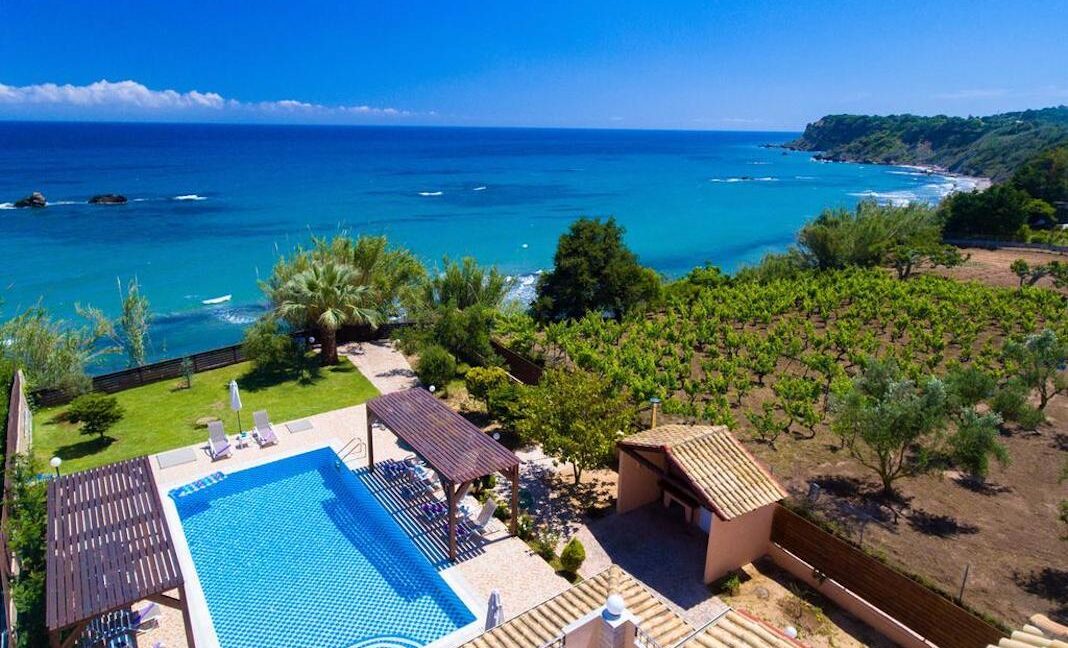 Beachfront Villa for Sale Corfu Greece, Corfu Seafront Properties for sale