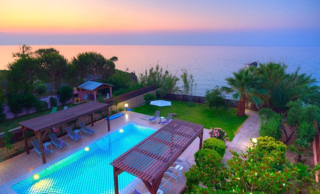 Beachfront Villa for Sale Corfu Greece, Corfu Seafront Properties for sale 4