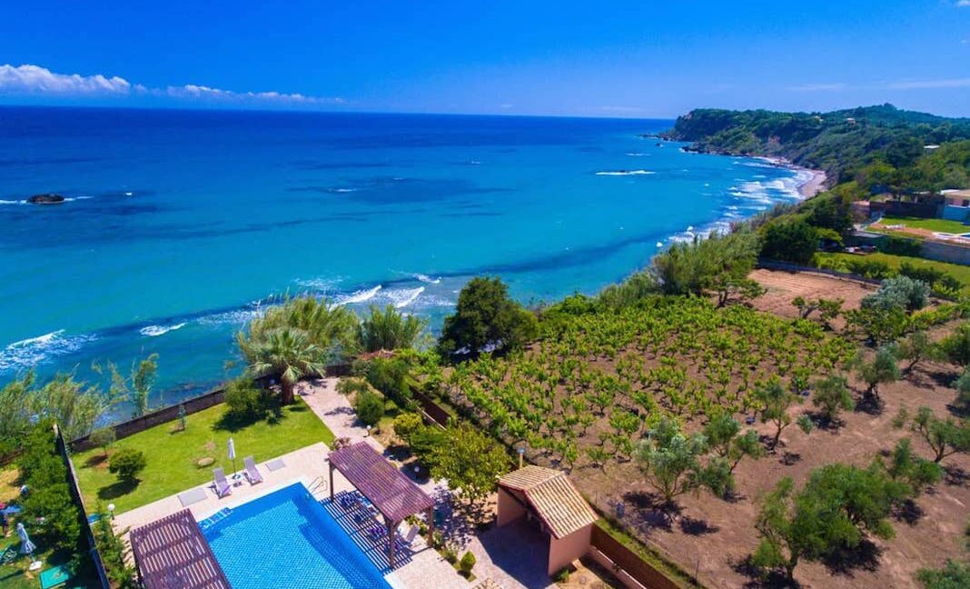 Beachfront Villa for Sale Corfu Greece, Corfu Seafront Properties for sale 8