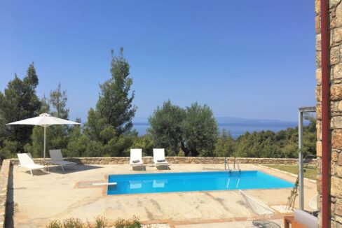 Beautiful villa Sithonia Halkidiki. Hill top Villa Halkidiki Greece for sale 17