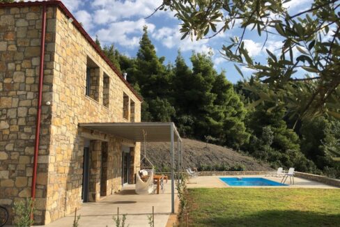 Beautiful villa Sithonia Halkidiki. Hill top Villa Halkidiki Greece for sale 21