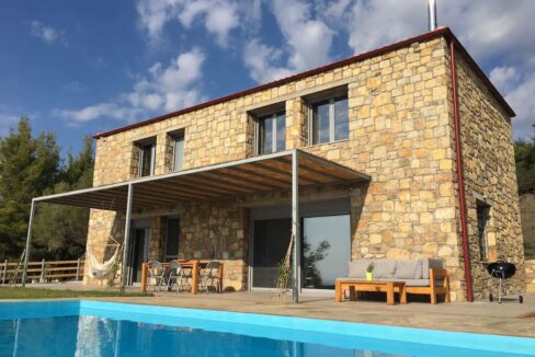 Beautiful villa Sithonia Halkidiki. Hill top Villa Halkidiki Greece for sale 28