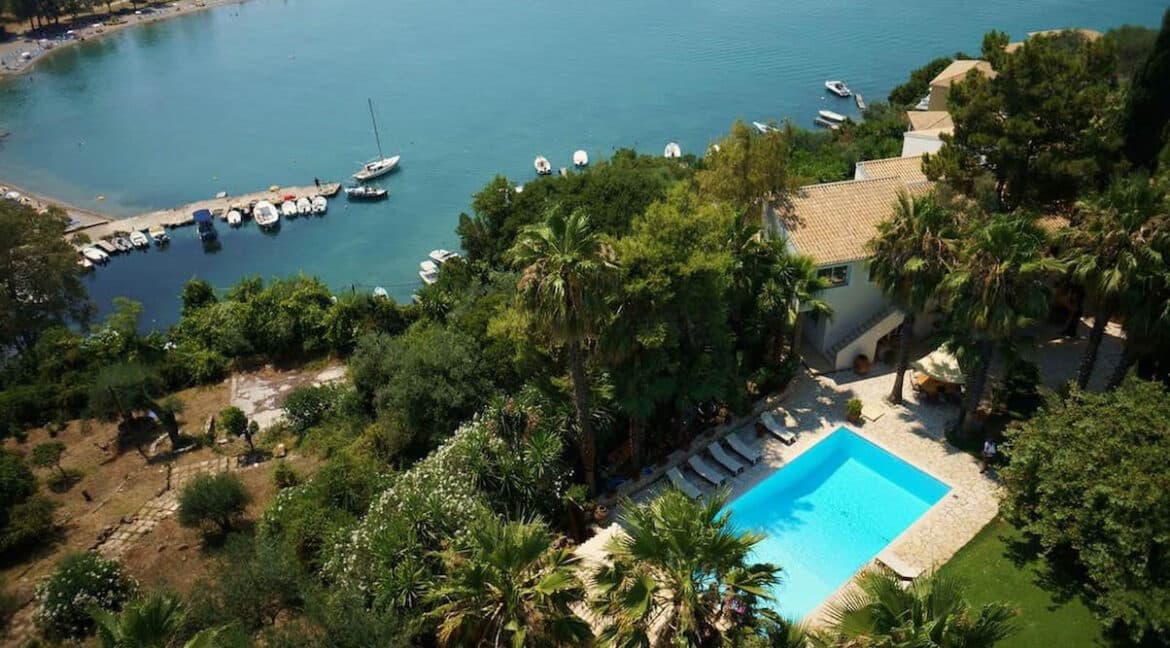 Luxury Seafront Villa in Corfu Greece for sale