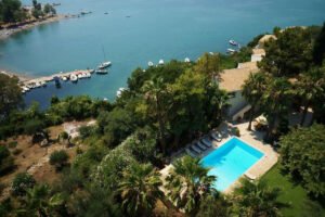 Luxury Seafront Villa in Corfu Greece for sale