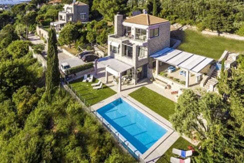 Luxury Villas in Lefkada Greece for sale, Hill Top Villa in Lefkada for Sale 27