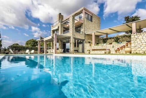 Luxury Villas in Lefkada Greece for sale, Hill Top Villa in Lefkada for Sale 30