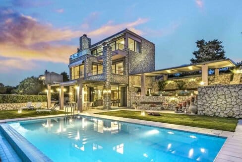 Luxury Villas in Lefkada Greece for sale, Hill Top Villa in Lefkada for Sale 8
