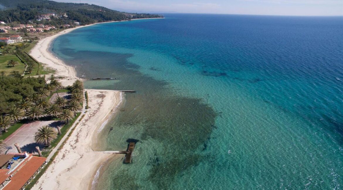 Seafront Land of 22 acres in Sithonia Halkidiki Ideal for Building a Hotel. Beachfront land Halkidiki Greece 2