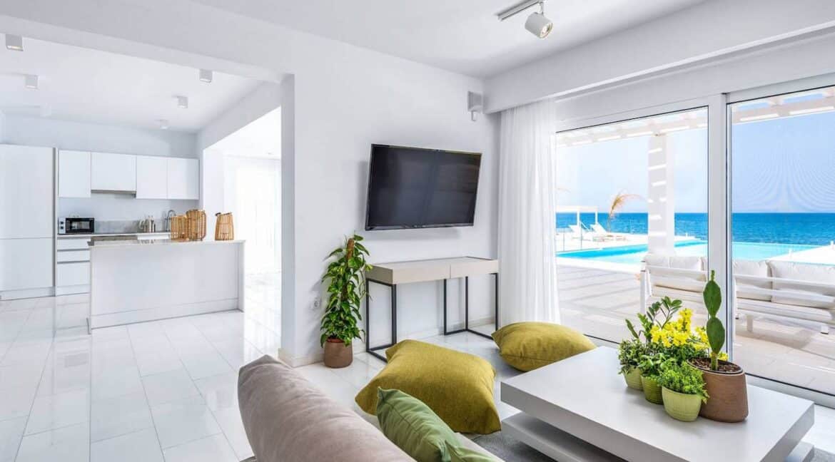 Seafront Villa for Sale Paros Greece, Beachfront Property Paros Cyclades 17