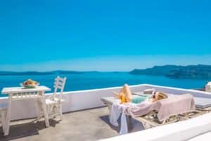 Luxury Caldera Suite Oia Santorini Greece for sale. Santorini Properties