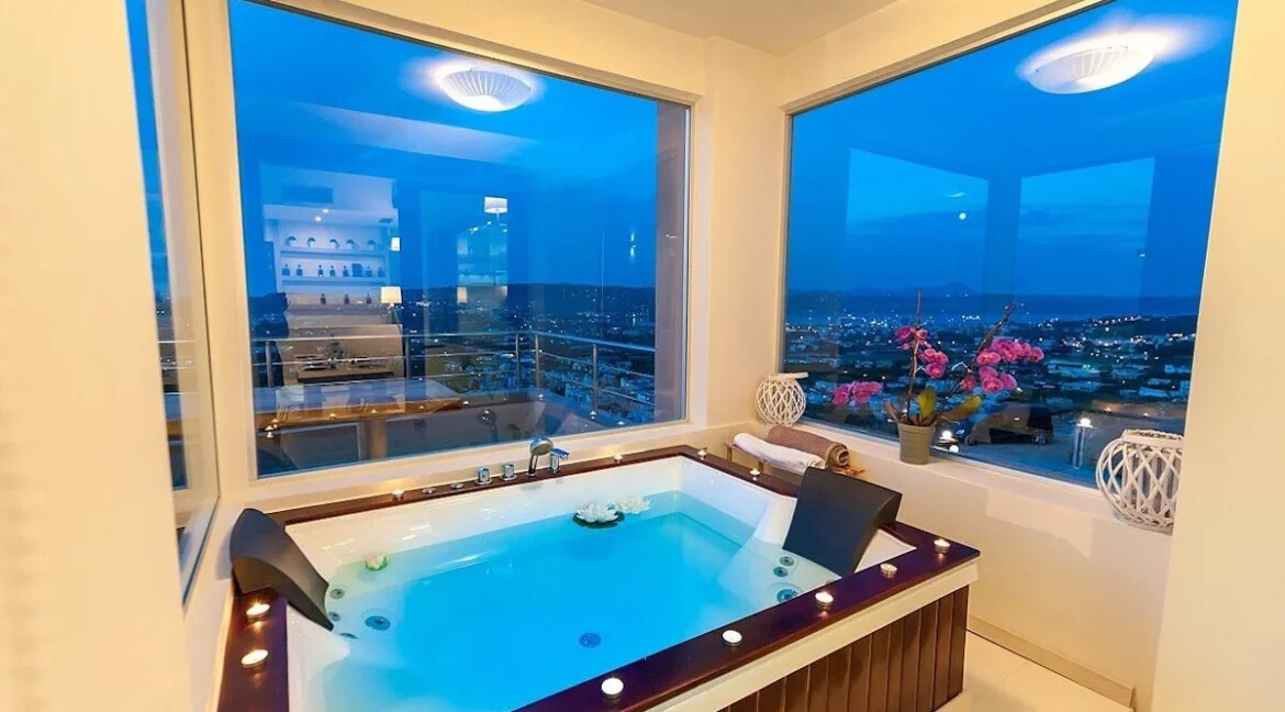 Luxury Villa with a helipad at Chania Crete 16