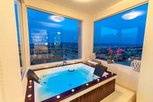 Luxury Villa with a helipad at Chania Crete 16